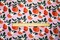 Orange-Multi Rayon Modal Fruit Floral Print Stretch Spandex Jersey Knit Fabric By the Yard